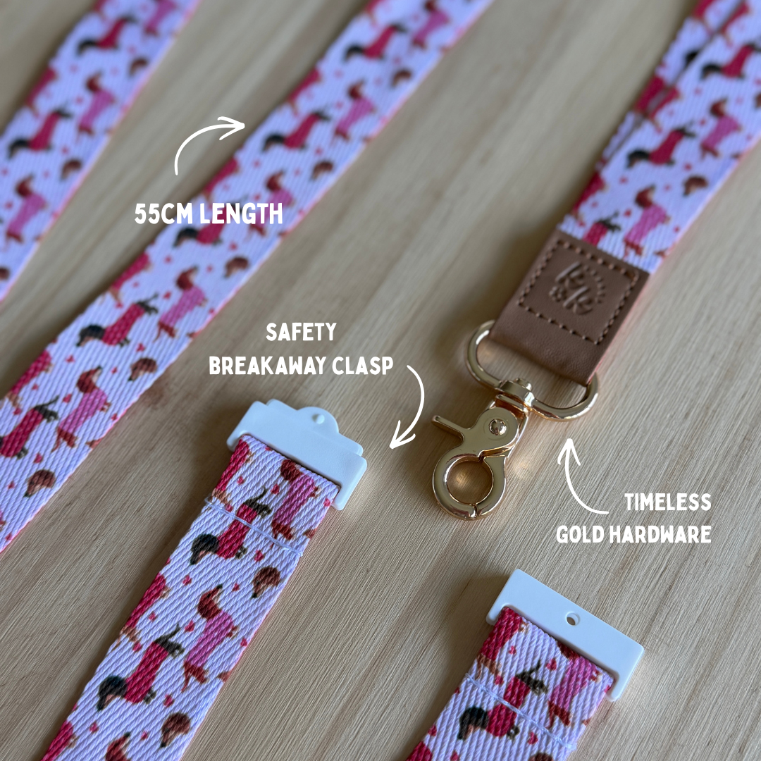 Sweetheart Dachshund Lanyard