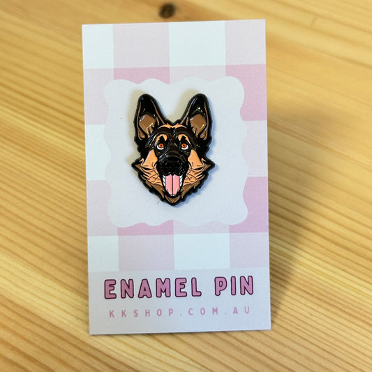 German Shepherd Enamel Pin