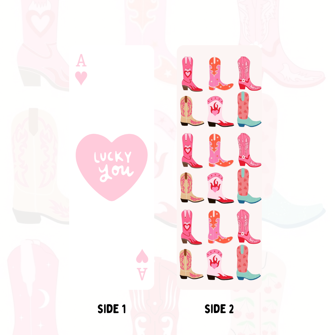 Lucky You Bookmark - Double sided