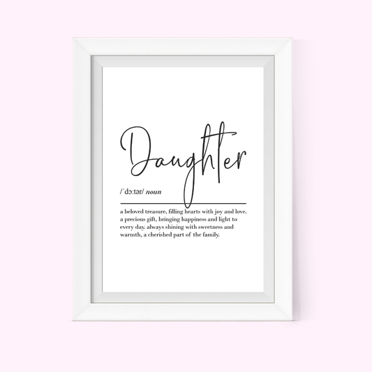 Daughter Definition Frame