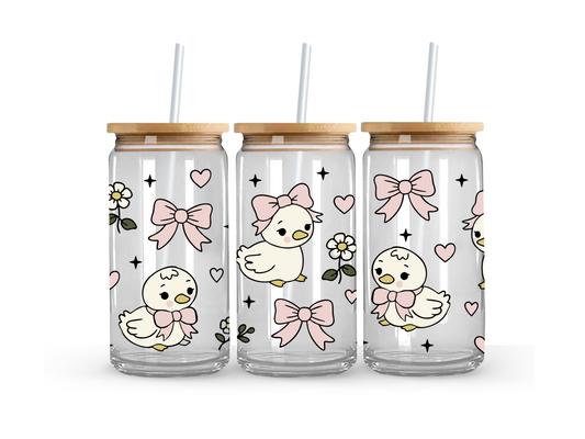 Duckling Glass Can Cup - 473ml