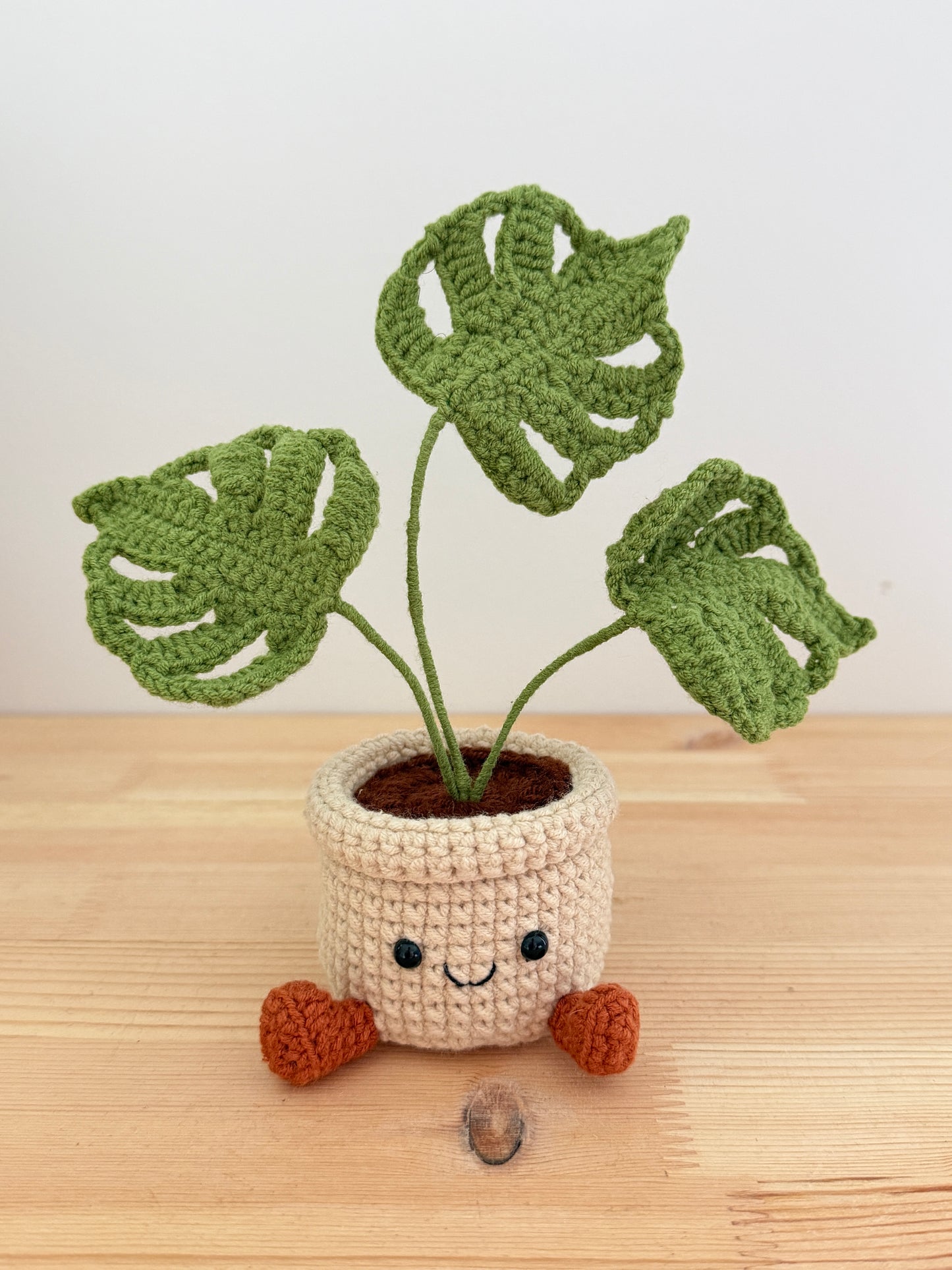 Potted Monstera Amigurumi