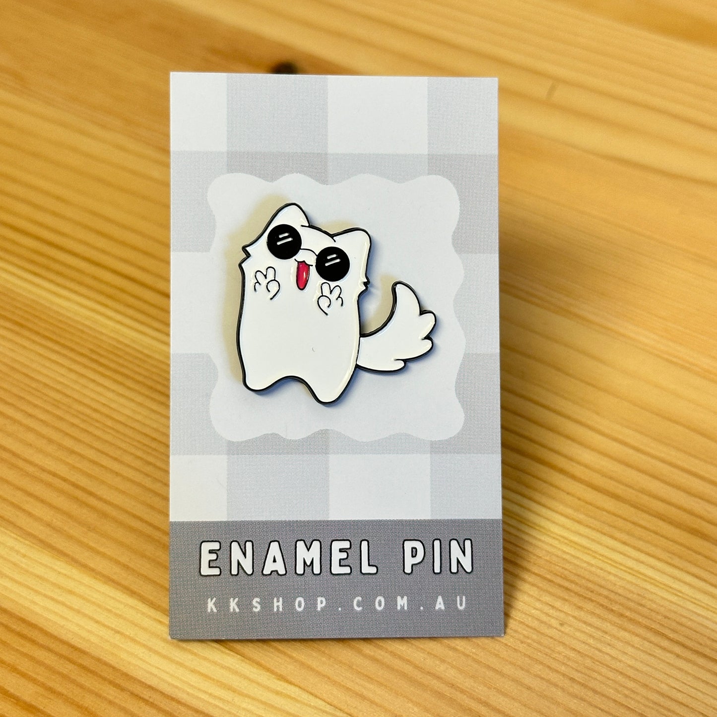 Gojo Cat Enamel Pin