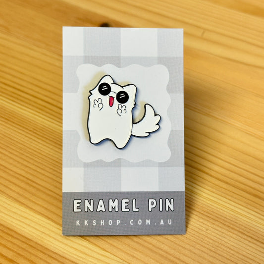 Gojo Cat Enamel Pin