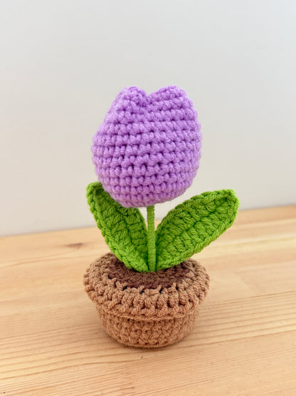 Purple Tulip Amigurumi