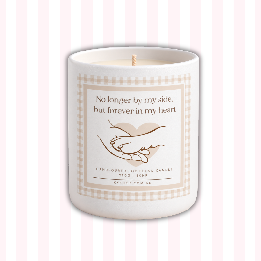 Dog Memorial Candle