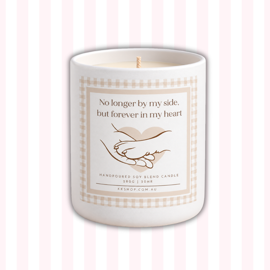 Dog Memorial Candle