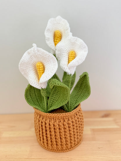 Peace Lily Amigurumi