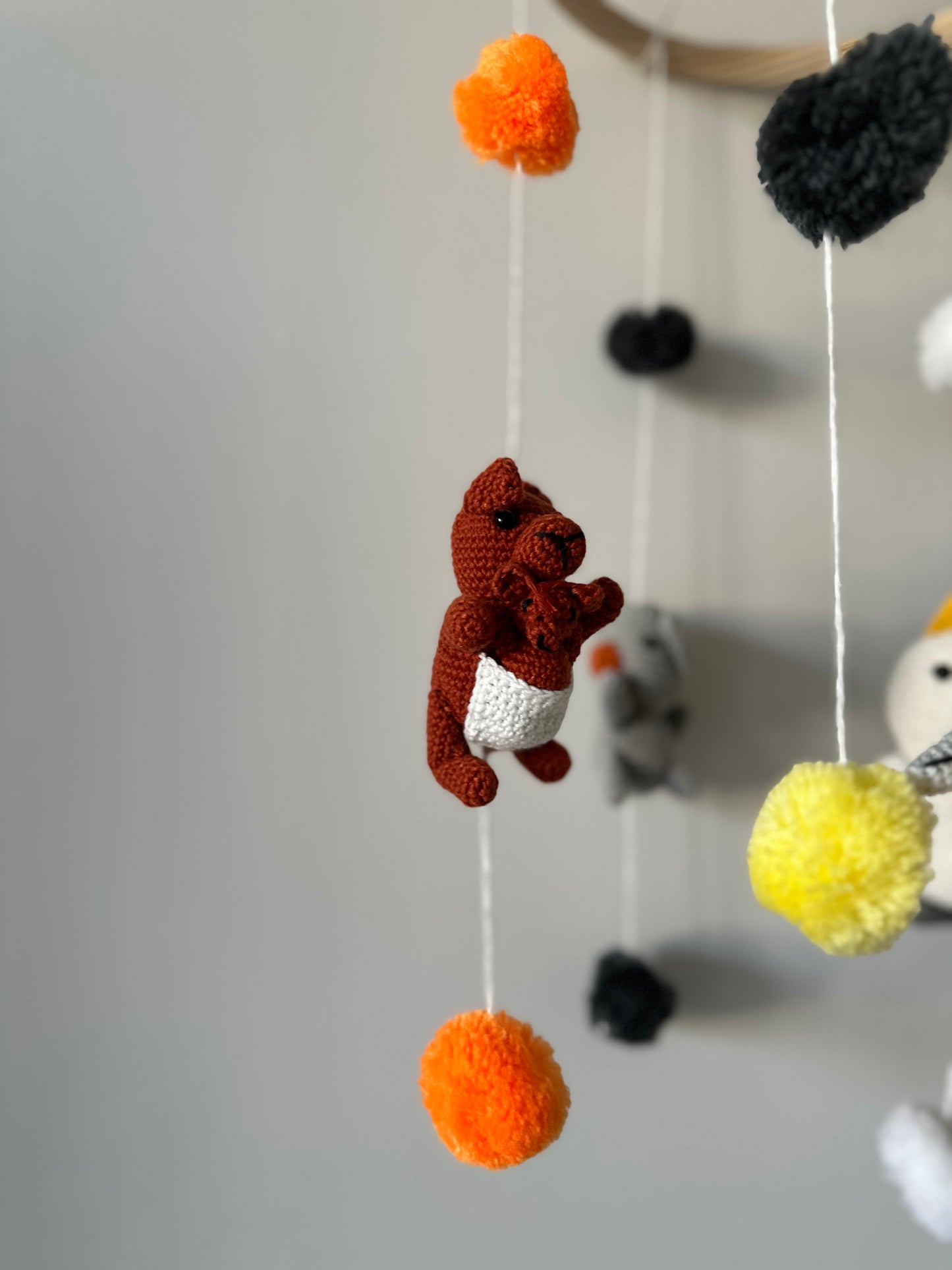 Aussie Animals Amigurumi Mobile