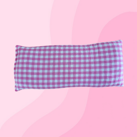 Pink Gingham Lupin Heatpack