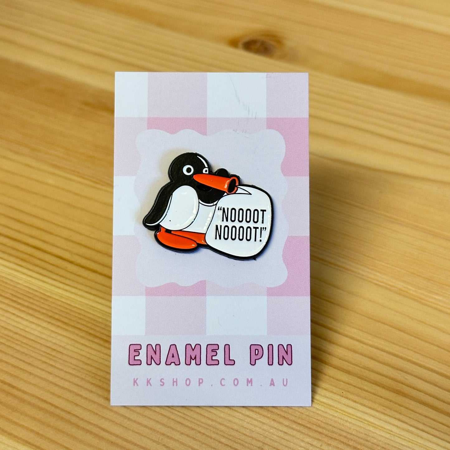 Noot Noot Enamel Pin