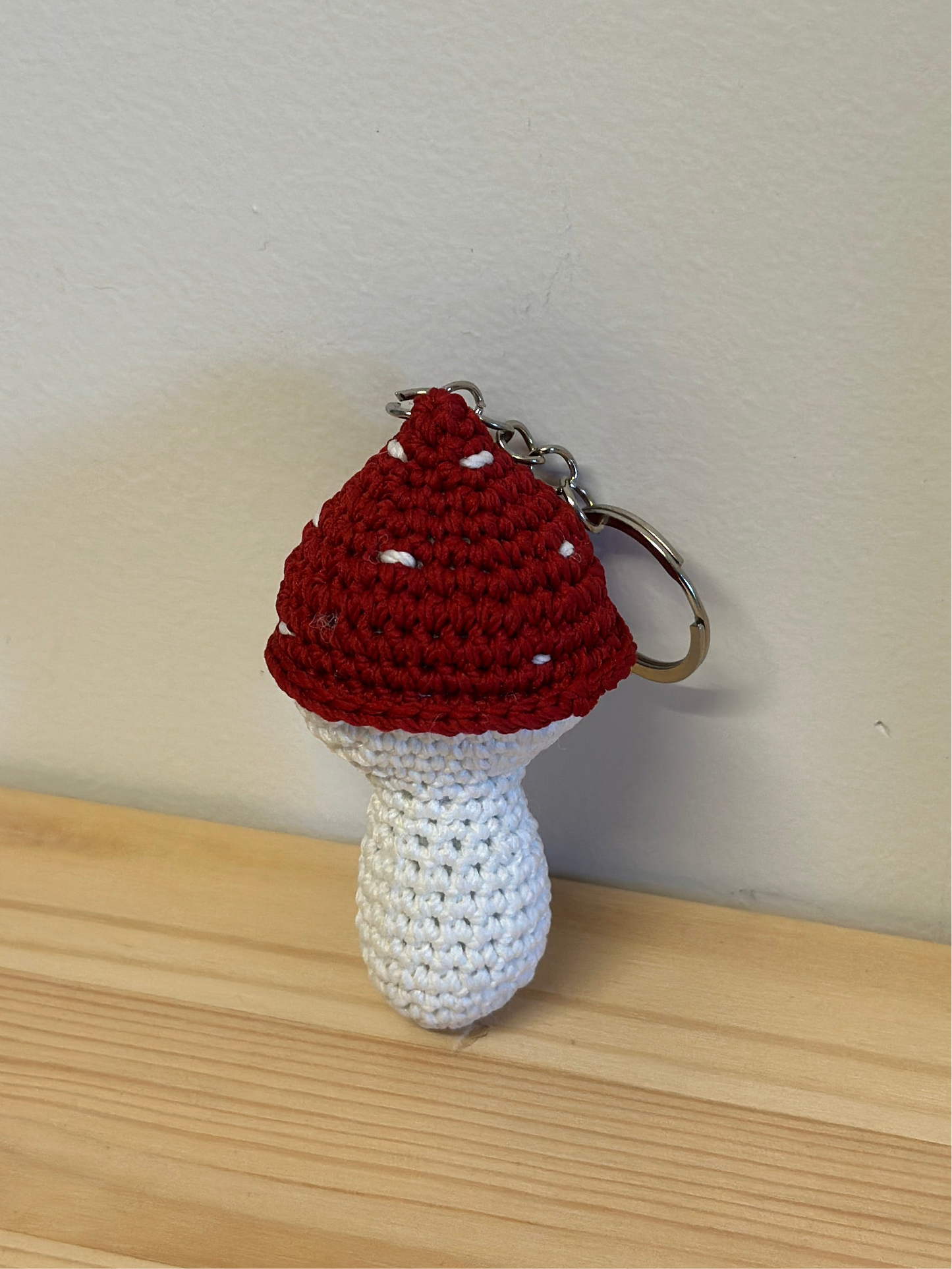 Mushroom Amigurumi Keychain