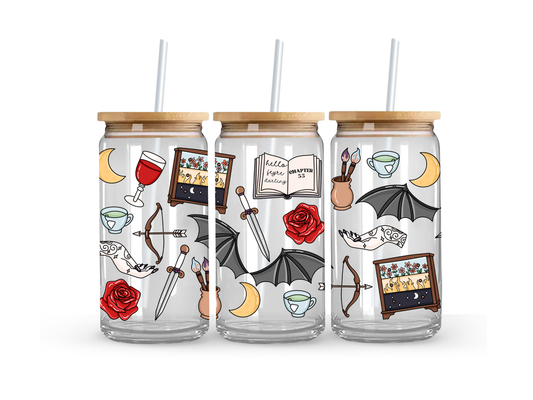 ACOTAR Glass Can Cup - 473ml