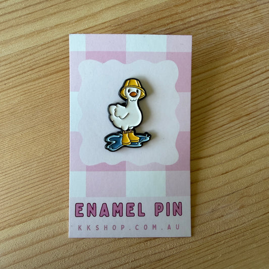 Puddle Goose Enamel Pin