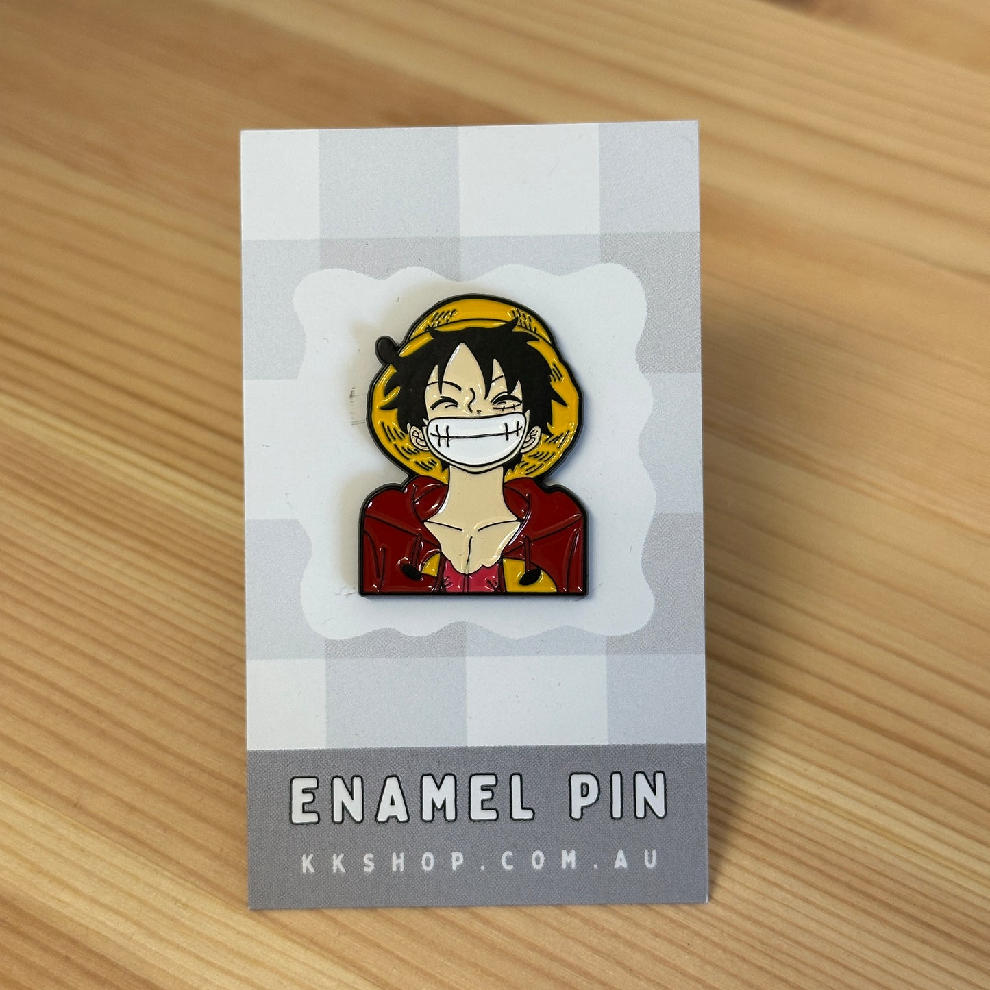 Laughing Luffy Enamel Pin