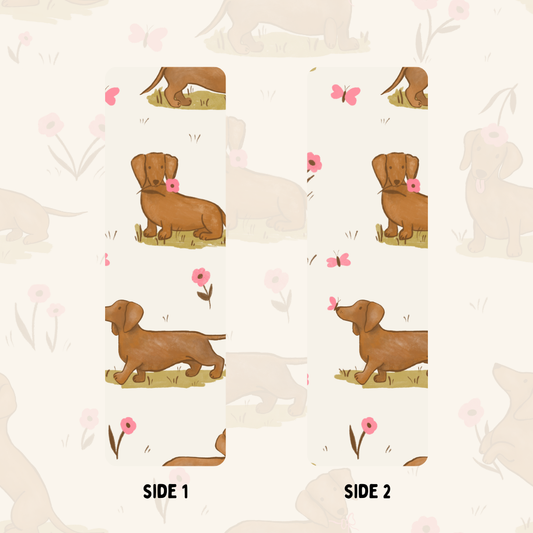 Dachshund Bookmark - Double sided