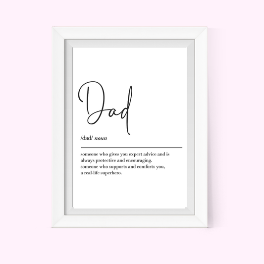 Dad Definition Frame