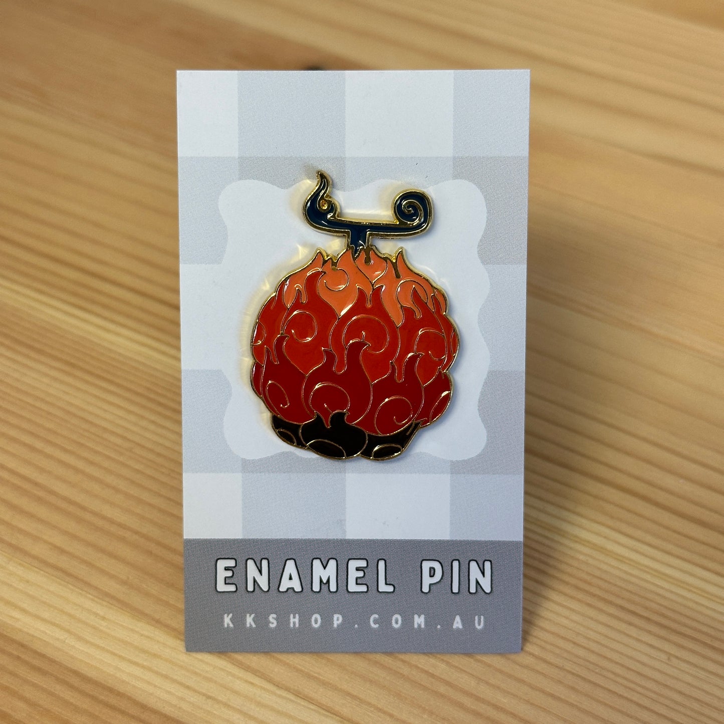 Flame Fruit Enamel Pin