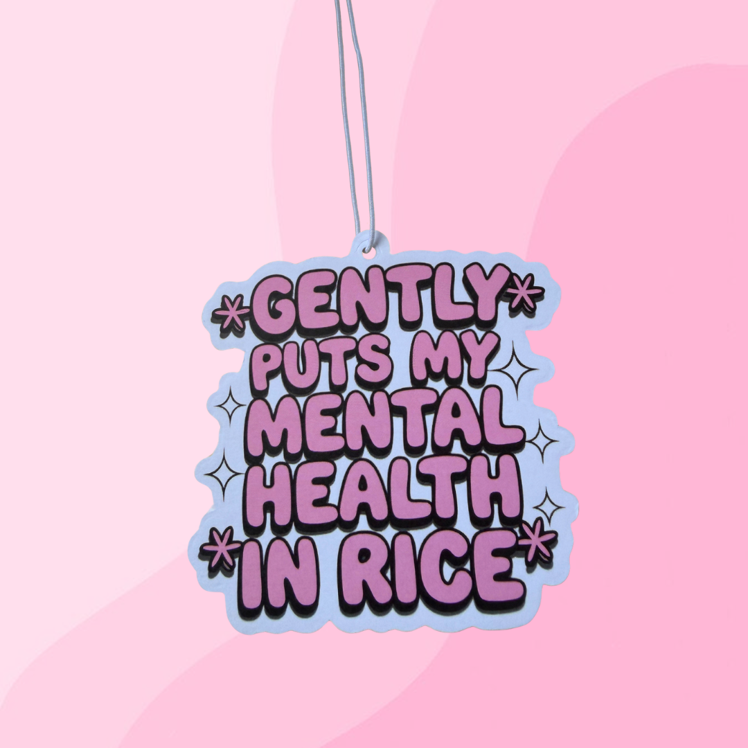 Gently Puts Mental Health in Rice Air Freshener