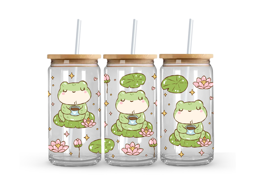 Lotus Froggie Glass Can Cup - 473ml