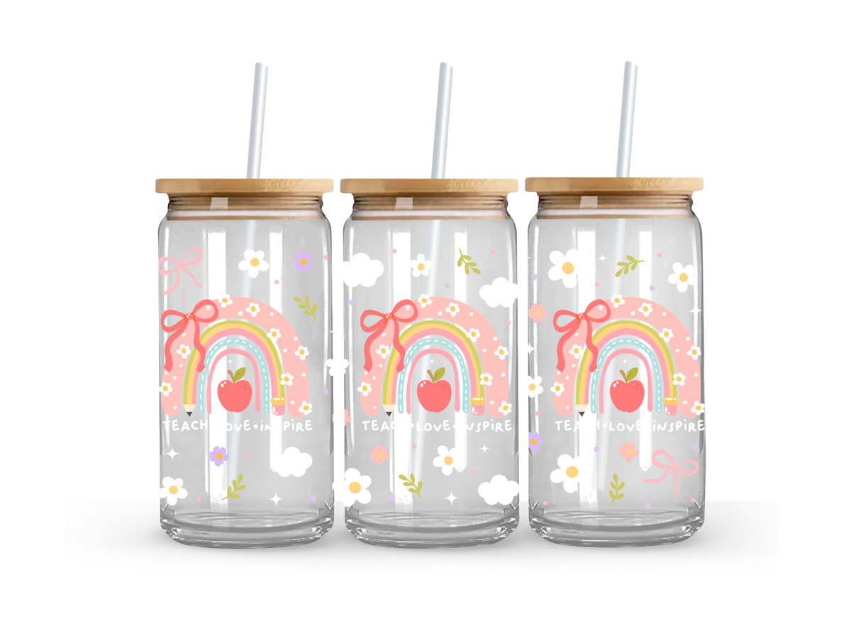 Teacher Glass Can Cup - 473ml