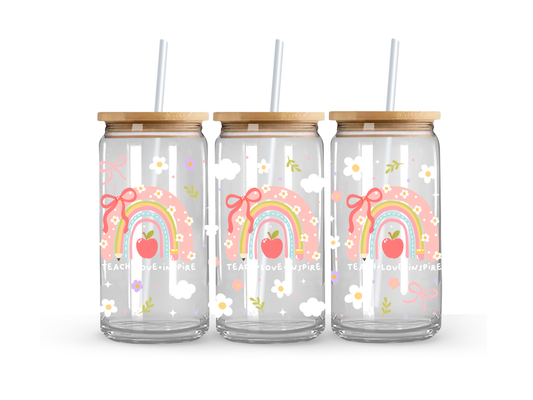 Teacher Glass Can Cup - 473ml