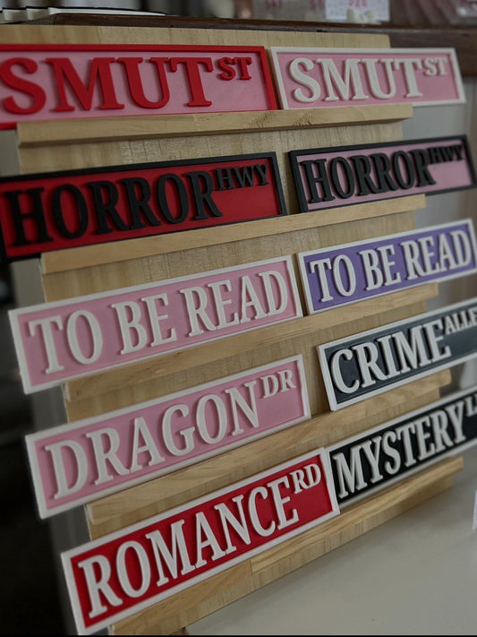 Bookish Street Signs