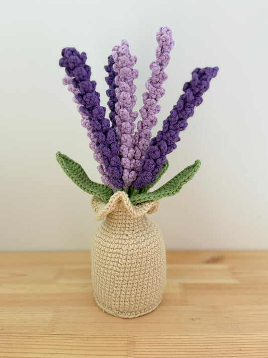 Lavender Vase Amigurumi