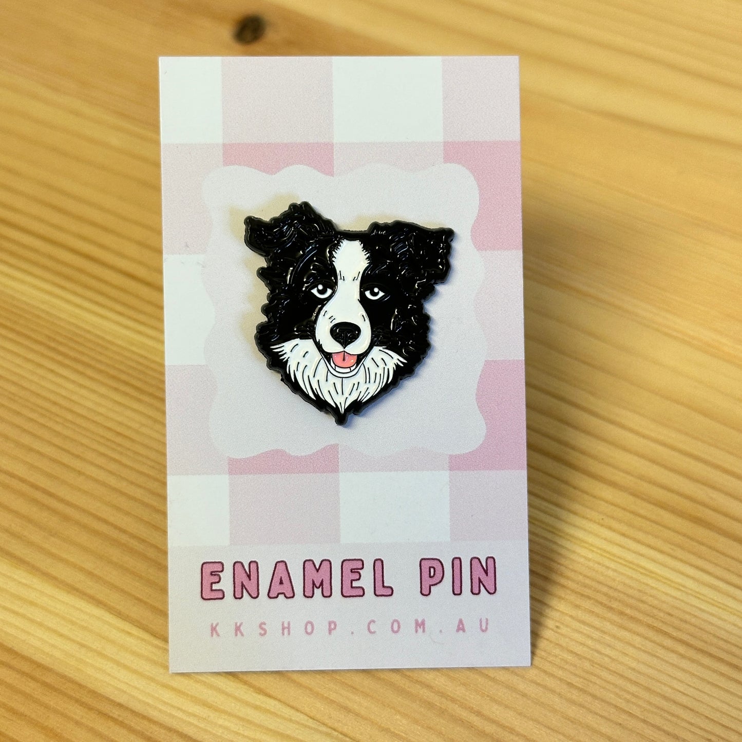 Border Collie Enamel Pin