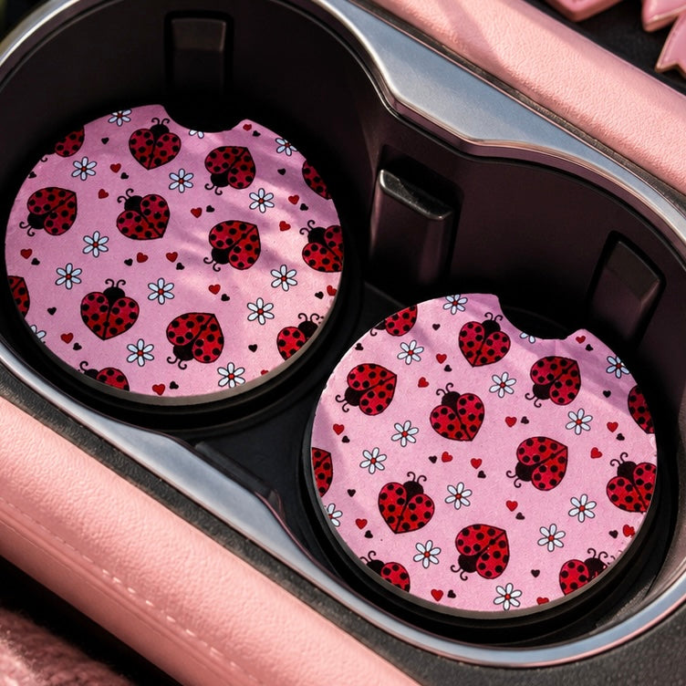 Ladybug Car Coasters