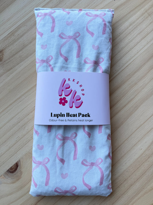 Pink Bow Lupin Heatpack