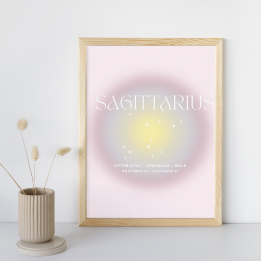 Sagittarius - A3 Zodiac Print