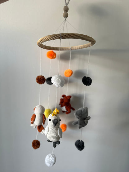 Aussie Animals Amigurumi Mobile
