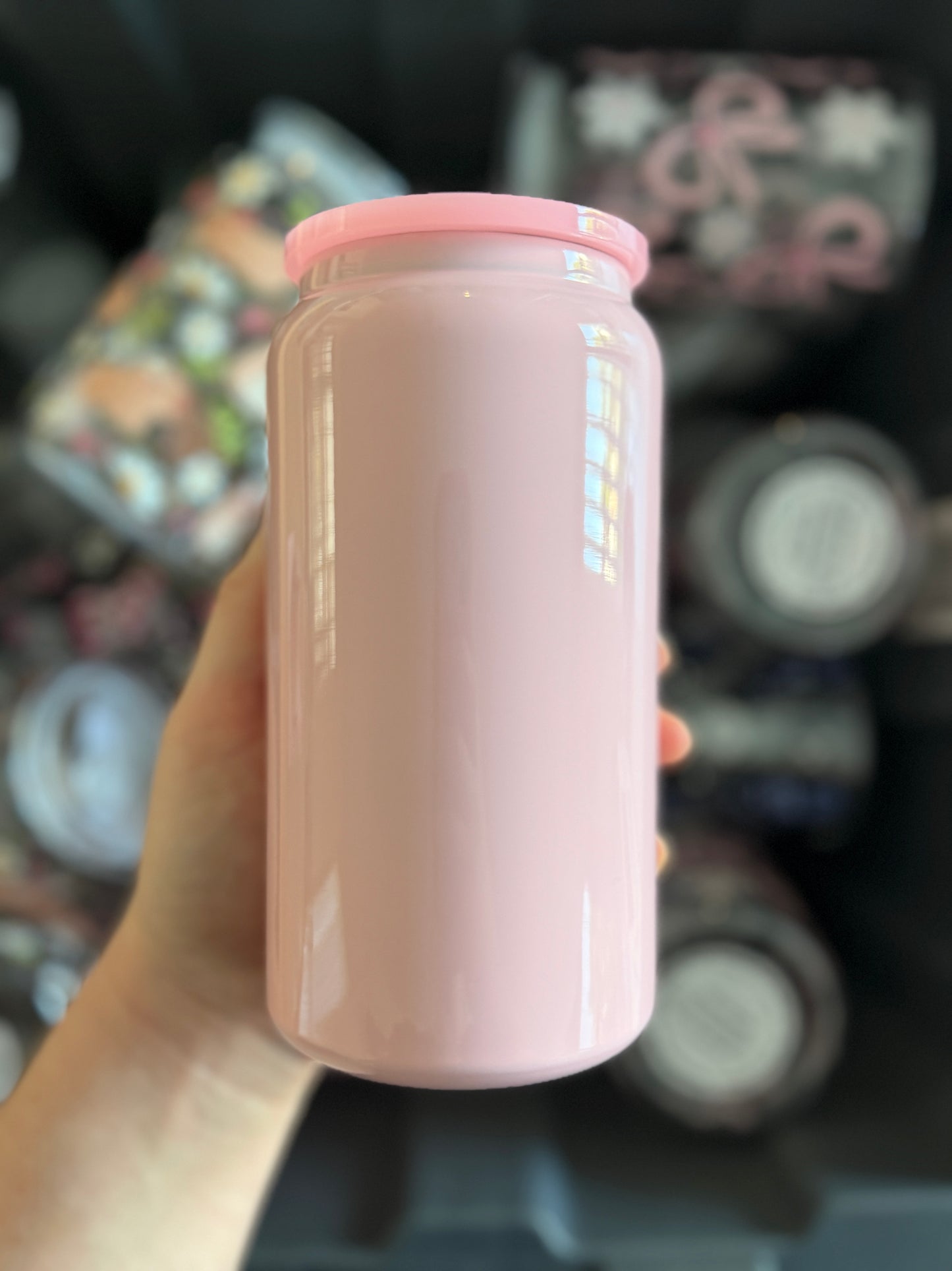 Insulated Pink Tumbler - Choose your design!