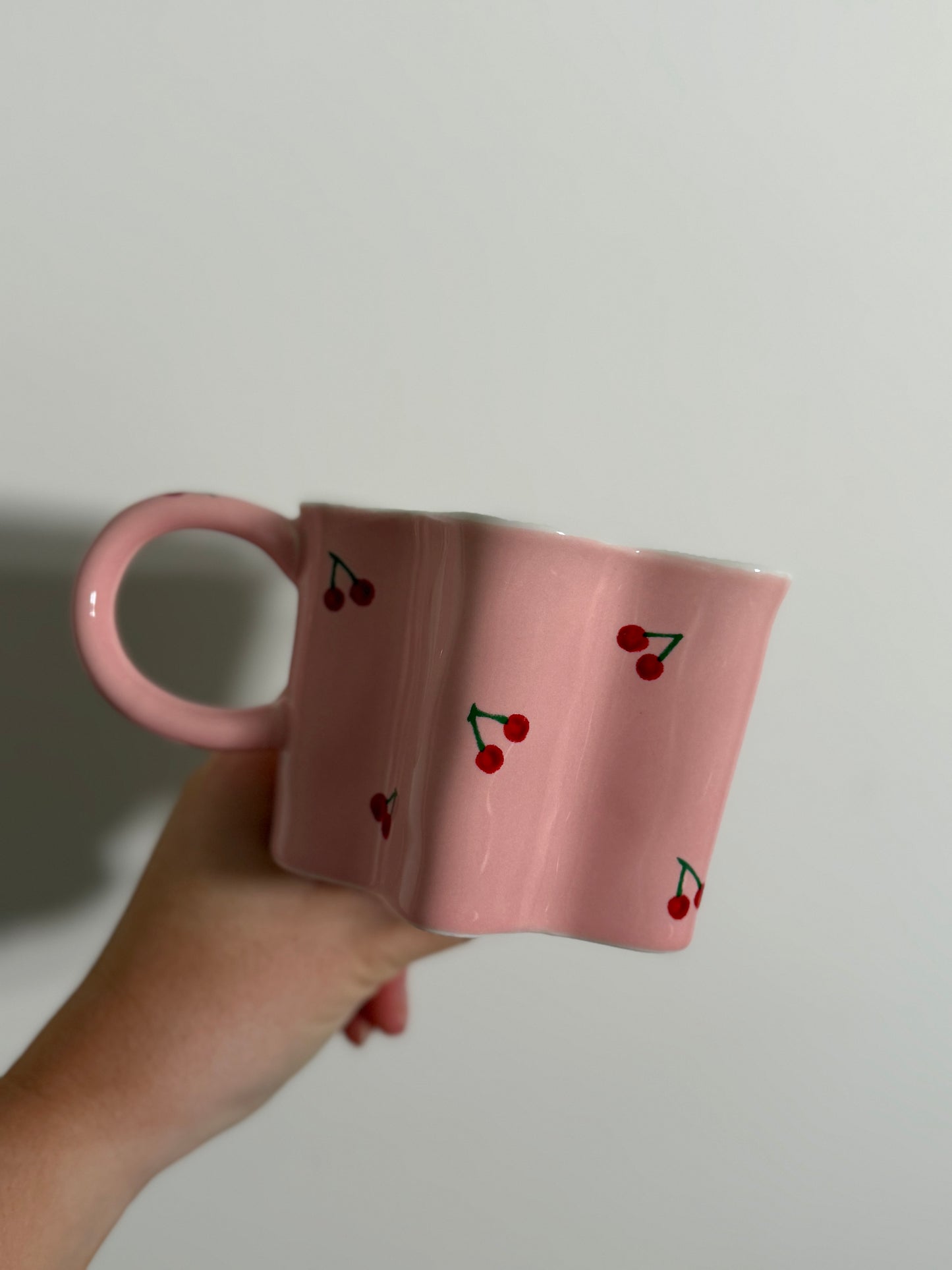 Ceramic Cherry Mug - Gift & Kitchen Décor