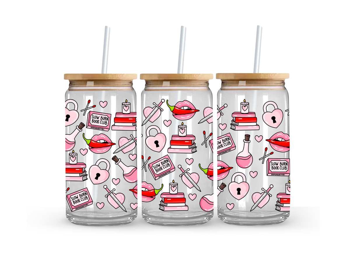Slow Burn Glass Can Cup - 473ml