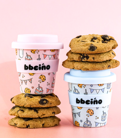 Blue Milk & Cookies Babychino Cup 4oz
